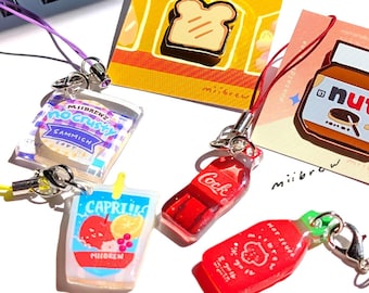 Nostalgic American School lunch | 1.25 inch Charms and Enamel pin
