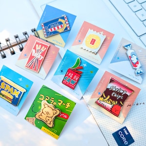 Asian Chinese Snacks | 1.25 inch Enamel pins