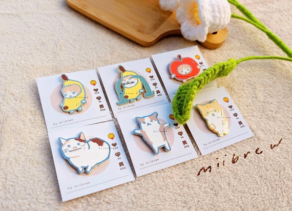 TikTok meme cats | 1-1.25 inch Enamel pins