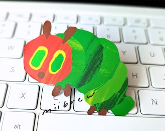 Hungry Caterpillar | 3 inch Vinyl sticker Children&#39;s picture book