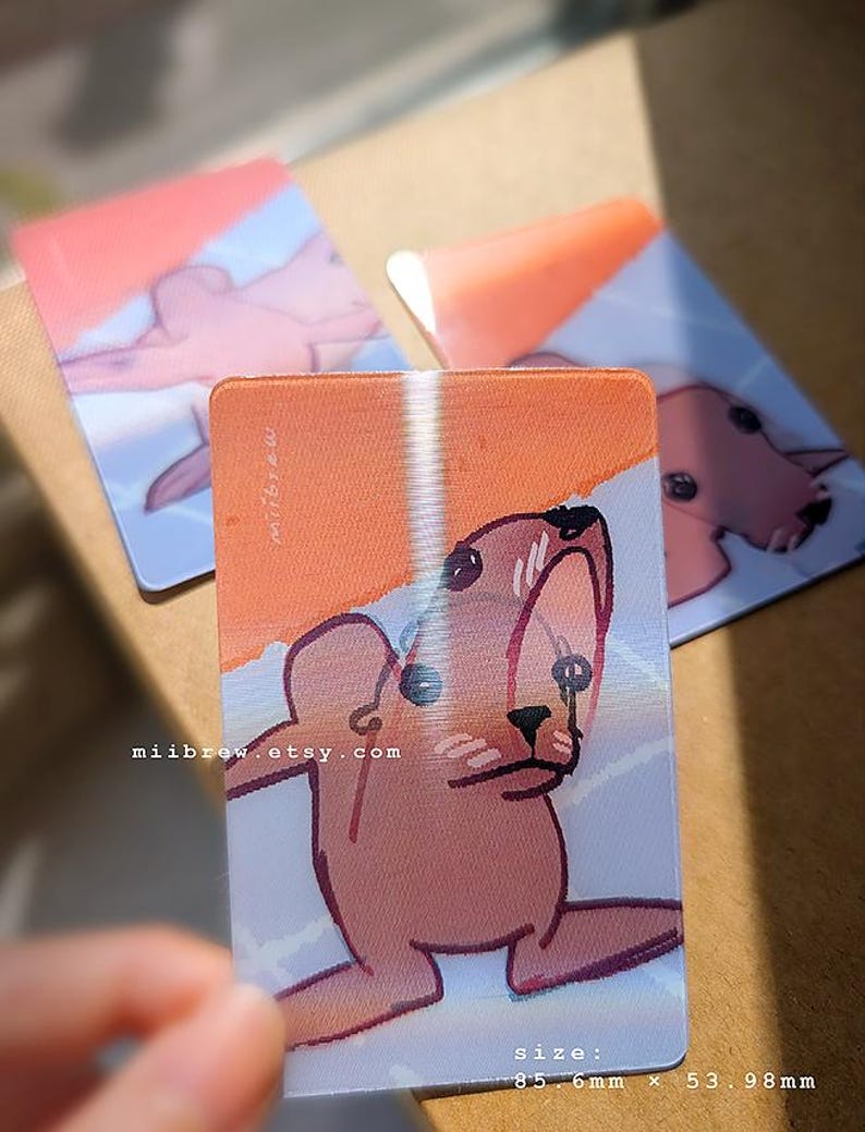 Tiktok meme cats | credit card Lenticular cover image 1