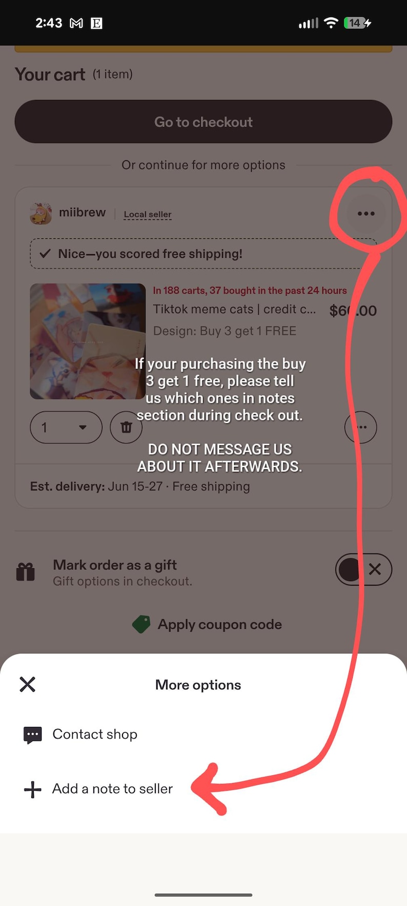 Tiktok meme cats | credit card Lenticular cover image 5