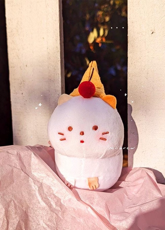 Ice cream cat Plushie | 4 inch plush toy