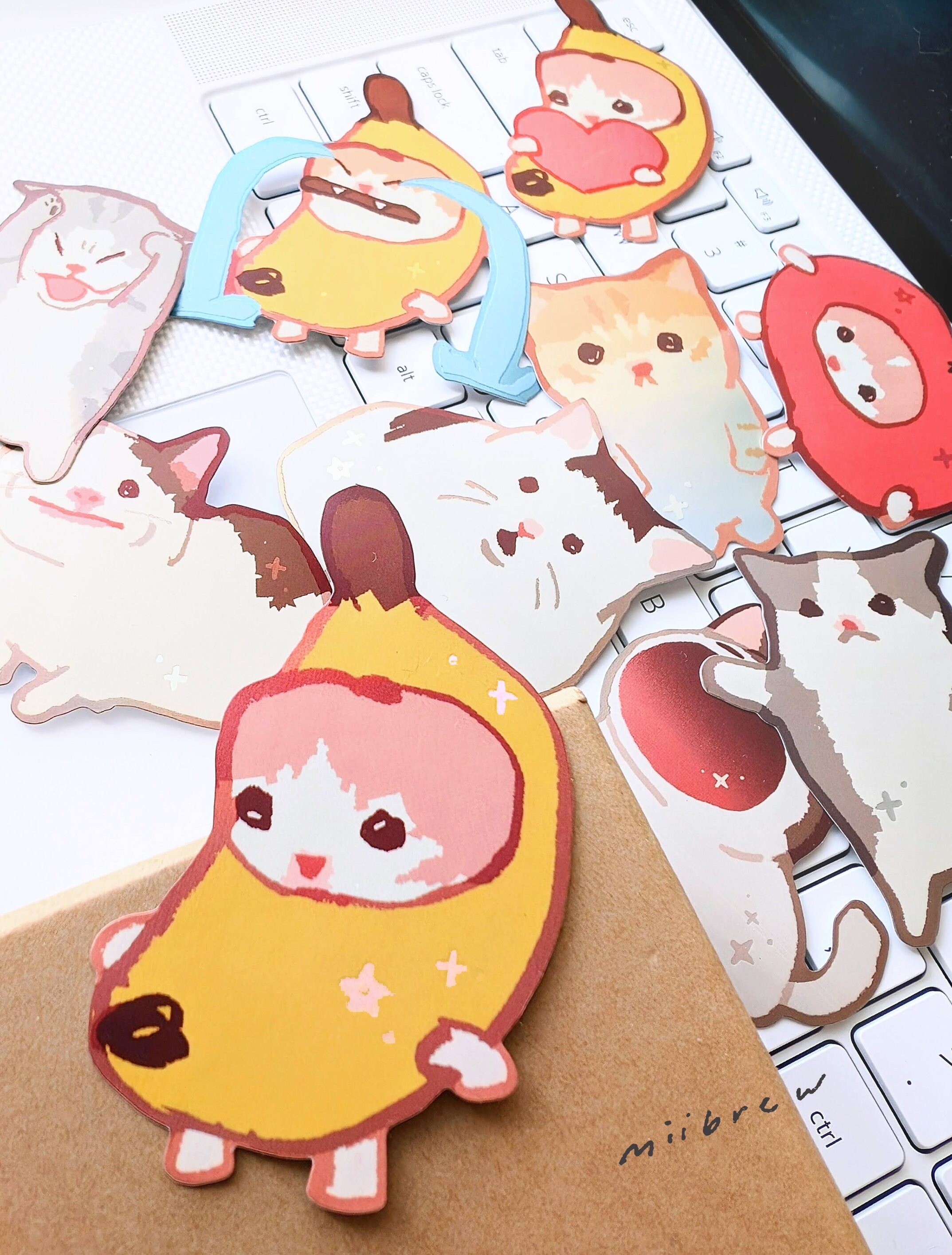 TikTok meme cats | 3 inch Holographic stickers
