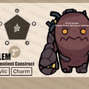 Dispatch // Acrylic Phone Charms 1.5''(38.1mm) // Z TEAM Golem