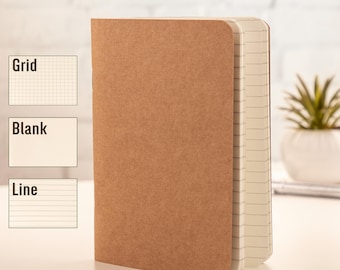 Swapable paper sets for leather journals