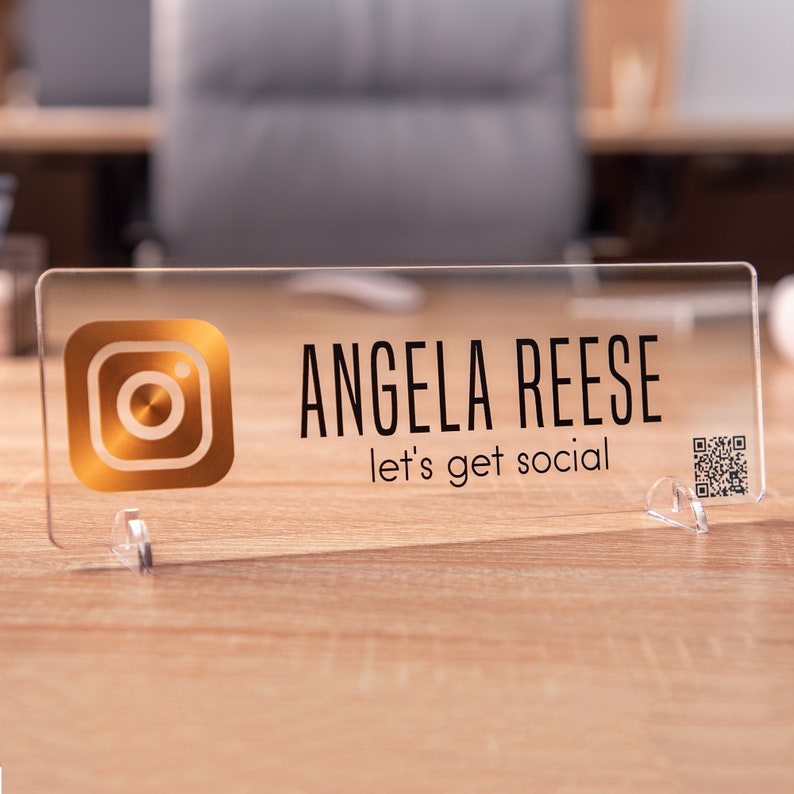 Custom Desk Name Sign, Name Plate for Desk, Name Tag Plate, Name Sign Plate, Desk Decor for