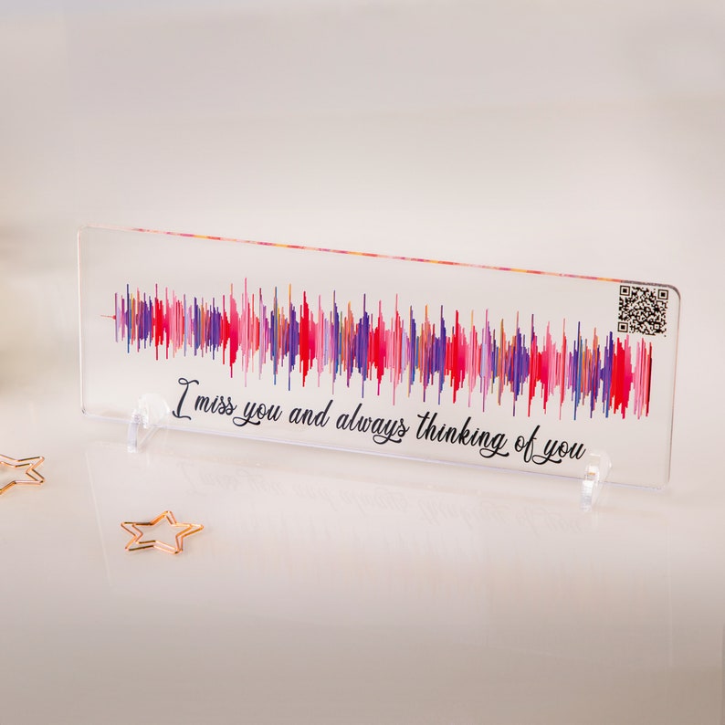 Personalized Music Soundwave Art, Custom Voice Art, Personalized Voice