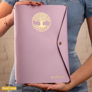 Personalized Leather Notebook for Mothers Day, Gift For Mother&#39;s Day, Custom Journal for Mom