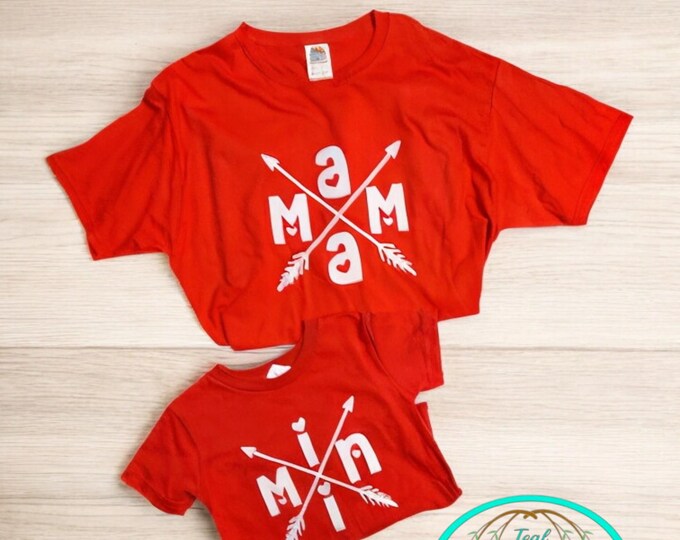 Featured listing image: Mama and Mini Arrows Matching T-Shirt