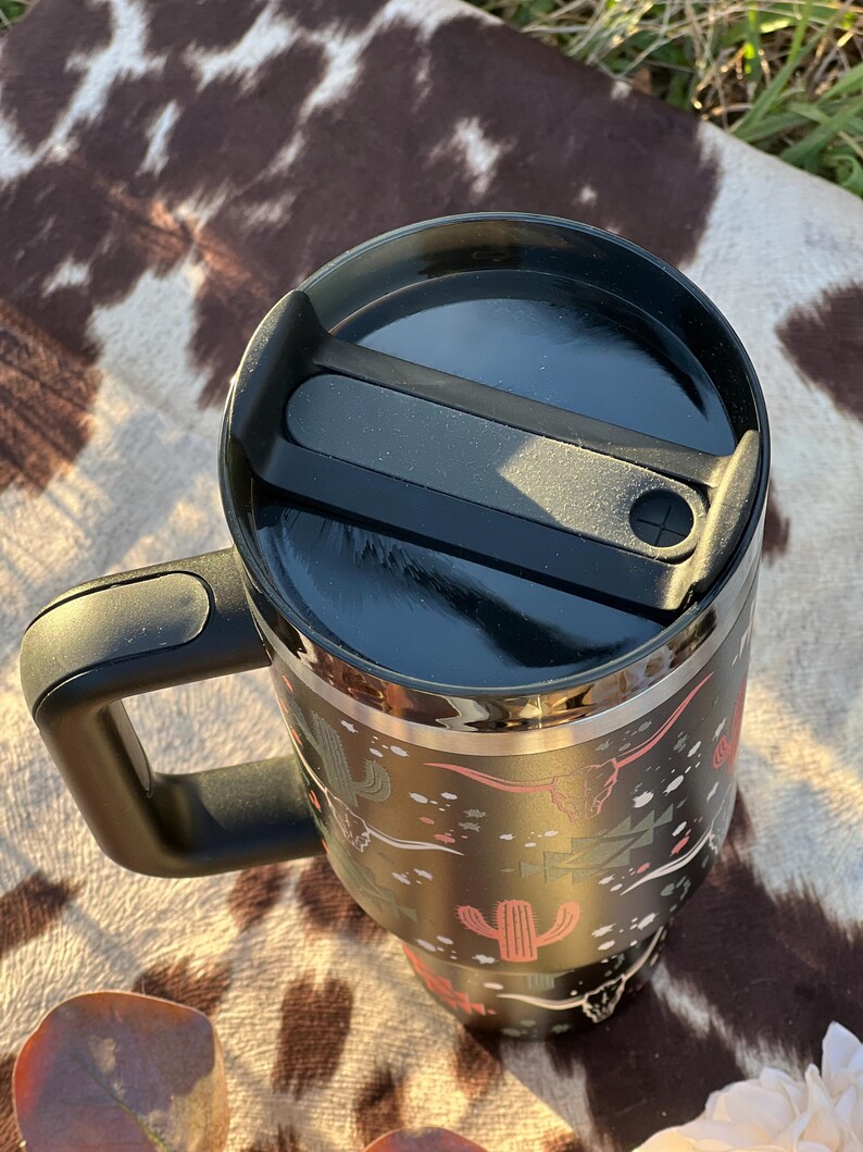 Pink Western Boot Tumbler - 40oz main image 0