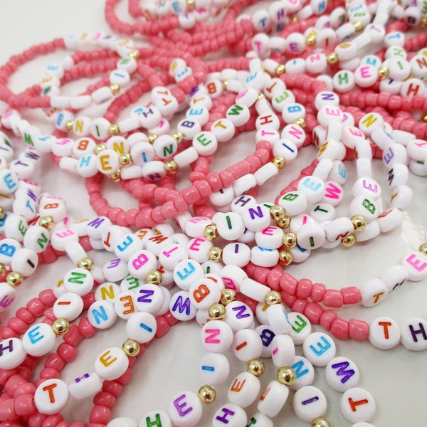 Bulk Handmade Glass Bead Bracelets, Friendship Bracelets, Personalized Bracelets, Bulk Order Custom Bracelets, Bulk Order