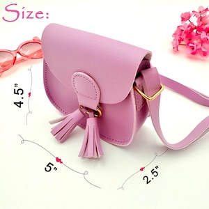 Sac à main personnalisé pour enfant, sac à bandoulière pour fille à monogramme, nom personnalisé pour tout-petit, cadeau d'anniversaire pour fille, joli sac pour petite fille