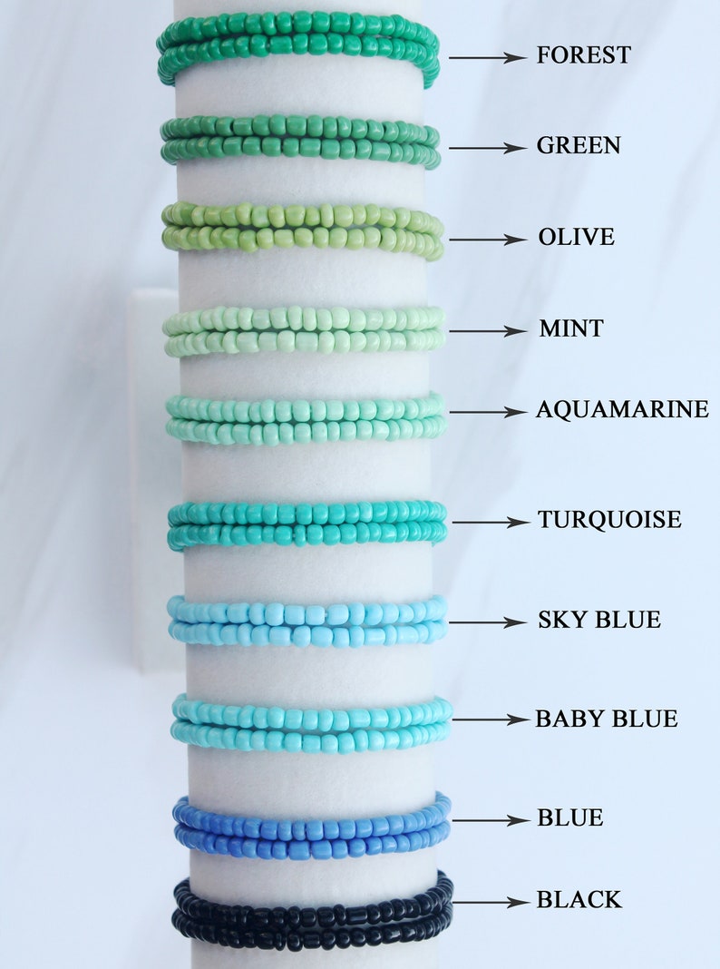 Bulk Handmade Glass Bead Bracelets, Friendship Bracelets, Personalized