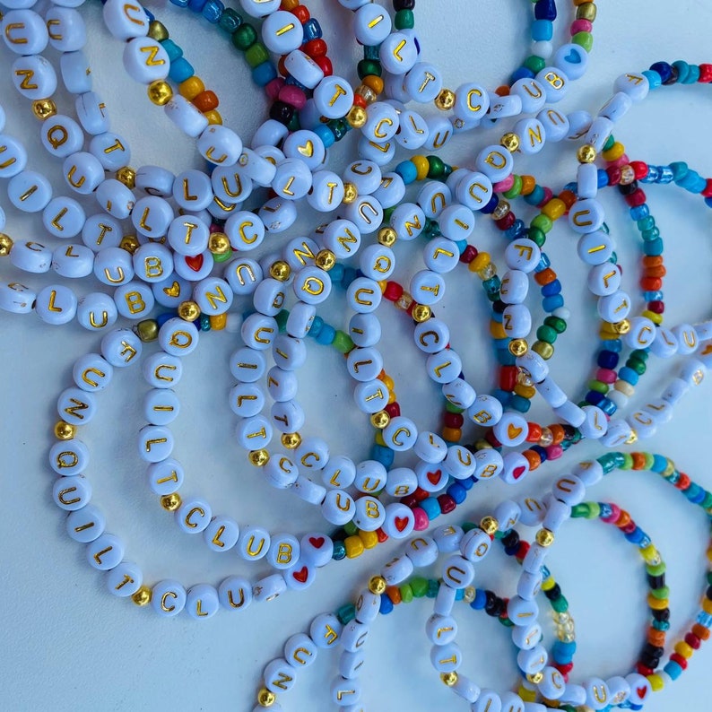 Bulk Handmade Glass Bead Bracelets, Friendship Bracelets, Personalized