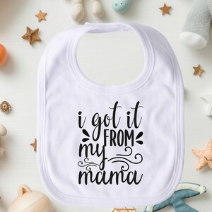 ママからもらったよだれかけ、かわいいベビーよだれかけ、吸収性コットンよだれかけ、幼児用よだれかけ、ベビーシャワーギフト、新生児の必需品