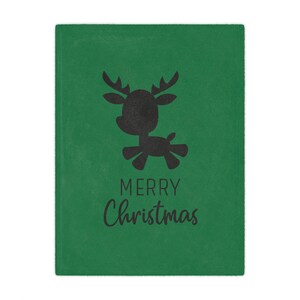 Merry Christmas Blanket l My 1st Christmas 2024 Newborn Blanket, Baby Holiday Blanket Gift, Baby&#39;s 1st Christmas Keepsake