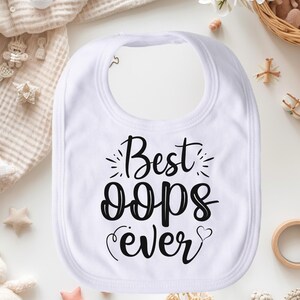 最高のOops Everビブ、面白いベビービブ、かわいいベビービブ、吸収性のある幼児用ビブ、ベビーシャワーギフト、性別を問わないベビービブ、ベビー必需品