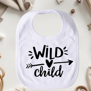ワイルドチャイルドビブ、愛らしいベビービブ、かわいい幼児用ビブ、吸収性コットンビブ、性別を問わないベビービブ、ベビーシャワーギフト、ワイルドベビー