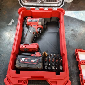 M18 Hex Impact Driver Insert for Milwaukee Packout (Digital File)