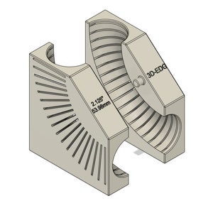 2 1/8&quot; / 53.98mm Mandrel Bend Pipe Cut Jig (digital file)