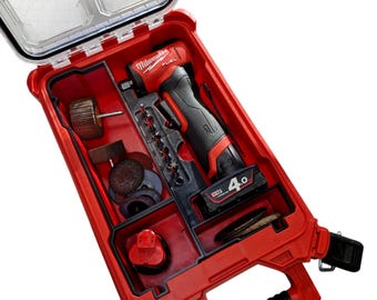 Milwaukee Packout M12 FUEL Gen 2 right angle die grinder Insert Organizer