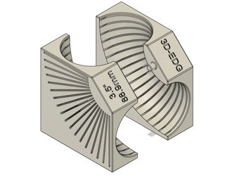3.5" / 88.9mm Mandrel Bend Pipe Cut Jig (digital file)