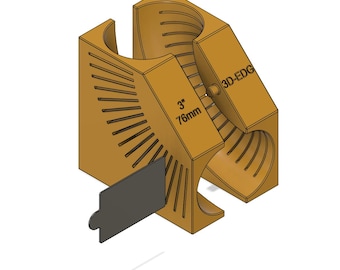 3" / 76.2mm Mandrel Bend Pipe Cut Jig (digital file)