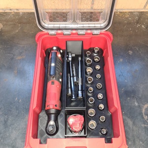 M12 3/8 Ratchet Insert for Milwaukee Packout (Digital File)