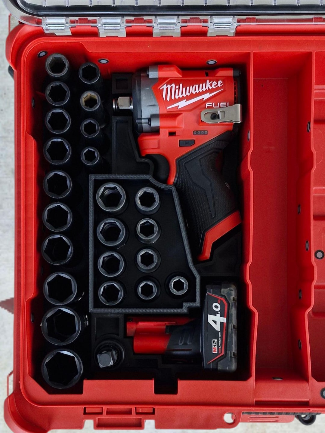 Stall R. Impact Inserts Milwaukee M12 Stubby Impact Insert - Organizer for Packout 8430 - Etsy