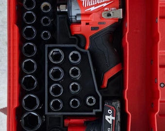 Milwaukee M12 Stubby impact Insert - Organizer for packout 8430