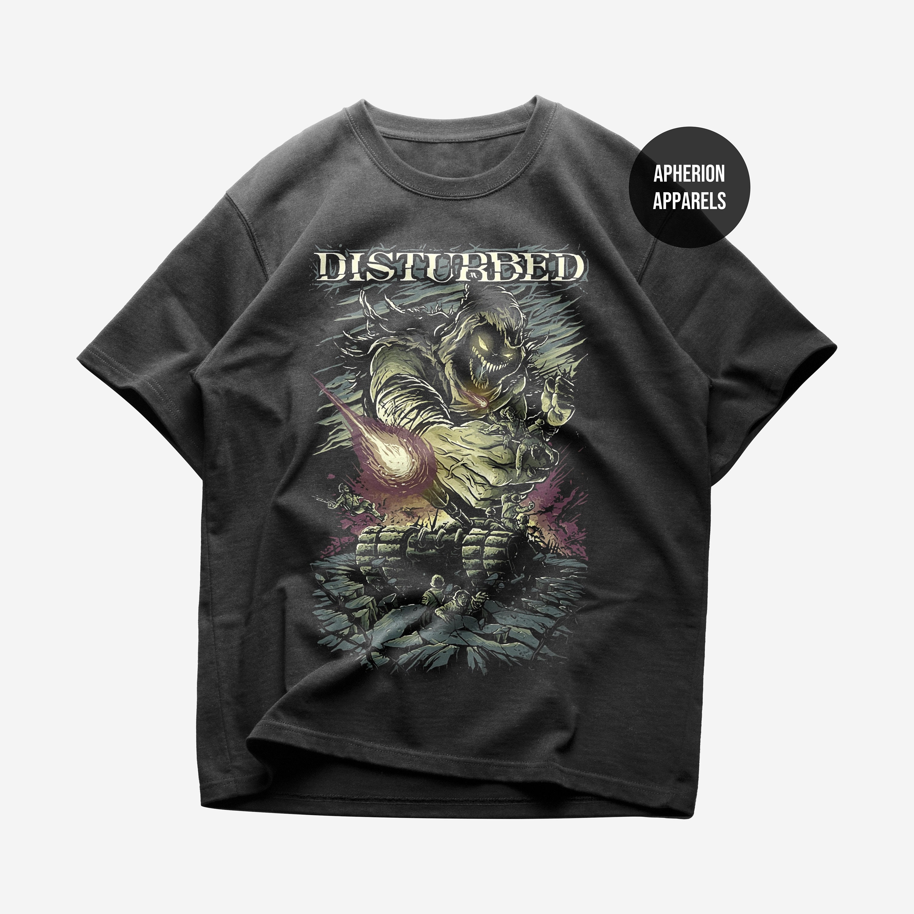 Disturbed T-shirt Metal Music Shirt Ten Thousand Fists - Etsy