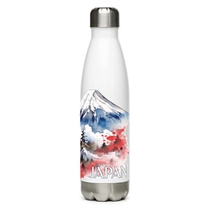 Mount Fuji Japan Stainless Steel Water Bottle