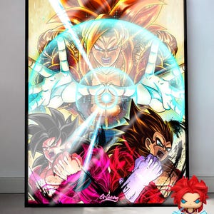 Goku and vegeta poster - Etsy 日本