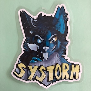 CUSTOM - FURSONA Badge (Read DESCRIPTION!!)