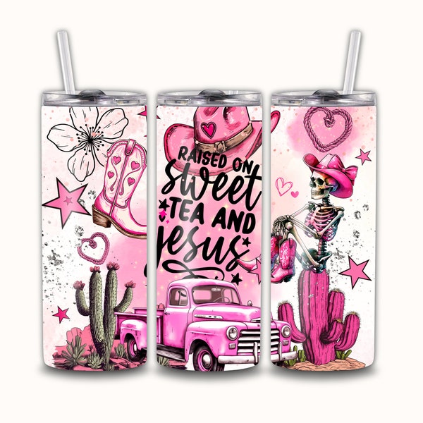 Cowgirl Boots Tumbler Wrap, 20oz Skinny Tumbler Sublimation Design PNG, Rustic Western Theme - Yeehaw Cowgirl Design, Cowgirl Boots,