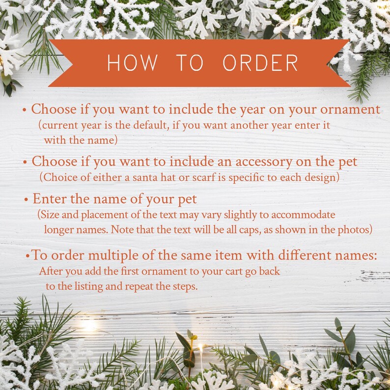 Personalized Pet Ornament Bengal Cat Lover Christmas Gift Custom Bengal Cat Gift for Cat Owner Custom Christmas Ornament image 4