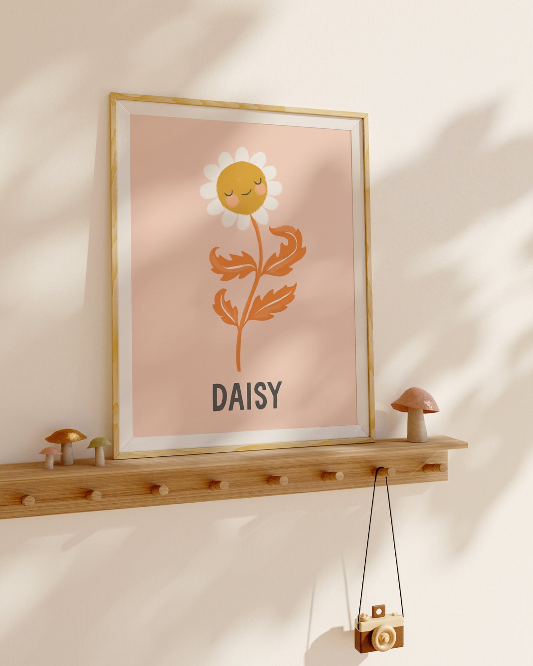 Daisy Nursery Art Print Wall Decor Digital Download Kids Play Room ...