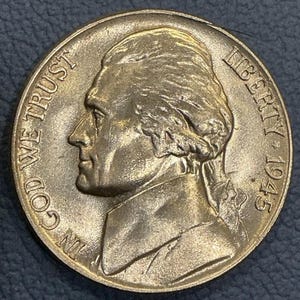 1944 P Jefferson Nickel  BU 35% Silver - Very Nice Luster