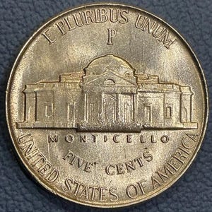1945 P  Jefferson Nickel - BU Silver War Nickel