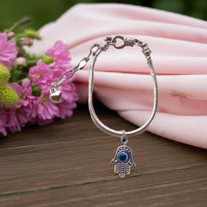 Bracciale di protezione e buona fortuna Mano di Fatima