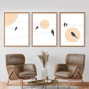 Minimalist Wall Art, Trendy Wall Art, Digital Download, Room Decor, Modern Neutral Abstract Printable Wall Art Set Of 3, Neutral Wall Art