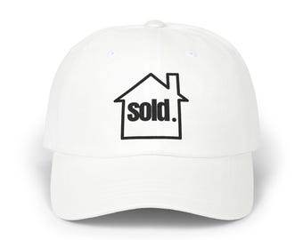 Sold House Outline Cap | Real Estate Hat