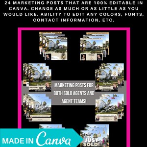 Real Estate Facebook and Instagram Just Sold - Real Estate Social Media - Realtor Social- Real Estate Templates - Just Listed Social Media