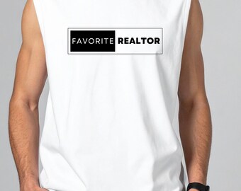 Favorite REALTOR Tank Top | Realtor Logo Muscle Tee Unisex