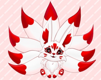 Kitsune | Vorgefertigtes VTuber Modell - Live2D