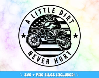 Dirt Bike SVG: Motocross Racing Design (Digital Download)