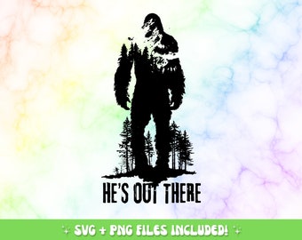 Bigfoot SVG: Sasquatch Silhouette Cut File (Digital Download)
