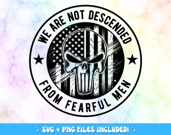 Skull American Flag SVG: Patriotic 2nd Amendment FAAFO (Digital Download)