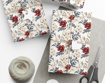 Weihnachtsgeschenkpapier, Weihnachtsgeschenkpapier, elegantes Geschenkpapier